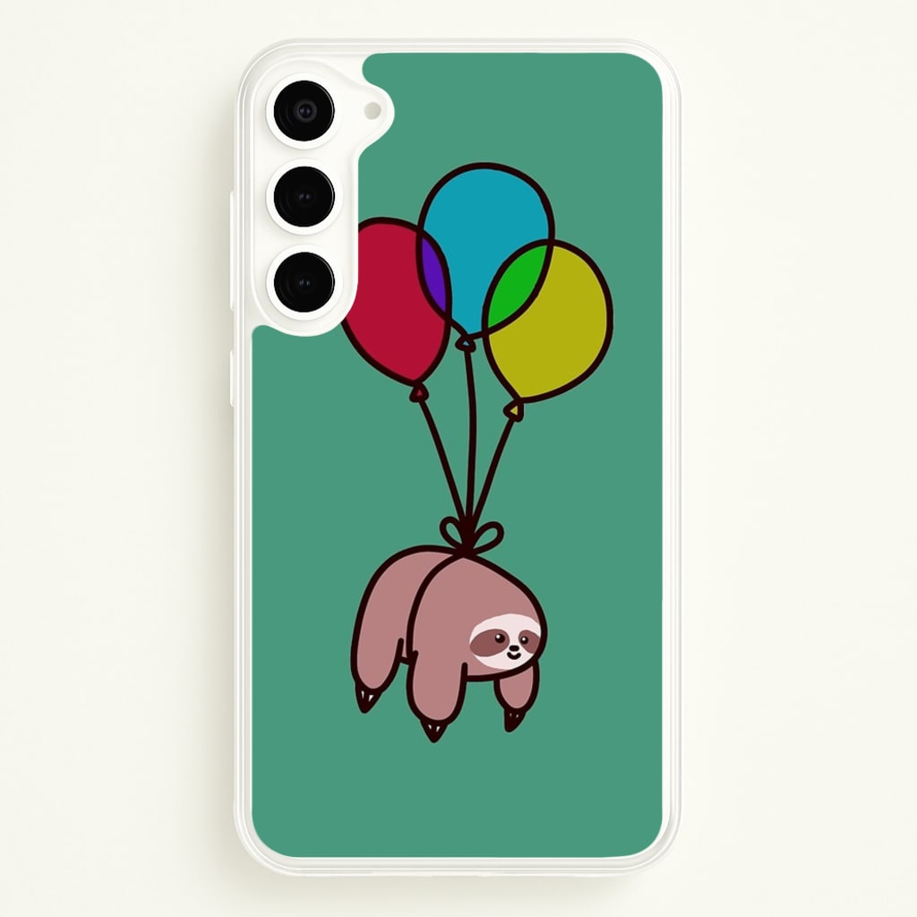 Balloon Sloth - Animals Phone Case for Galaxy S23
