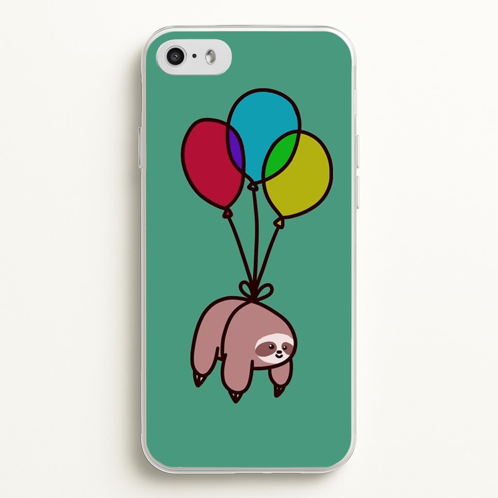 Balloon Sloth - Animals Phone Case for iPhone 5 / 5s / SE 2016
