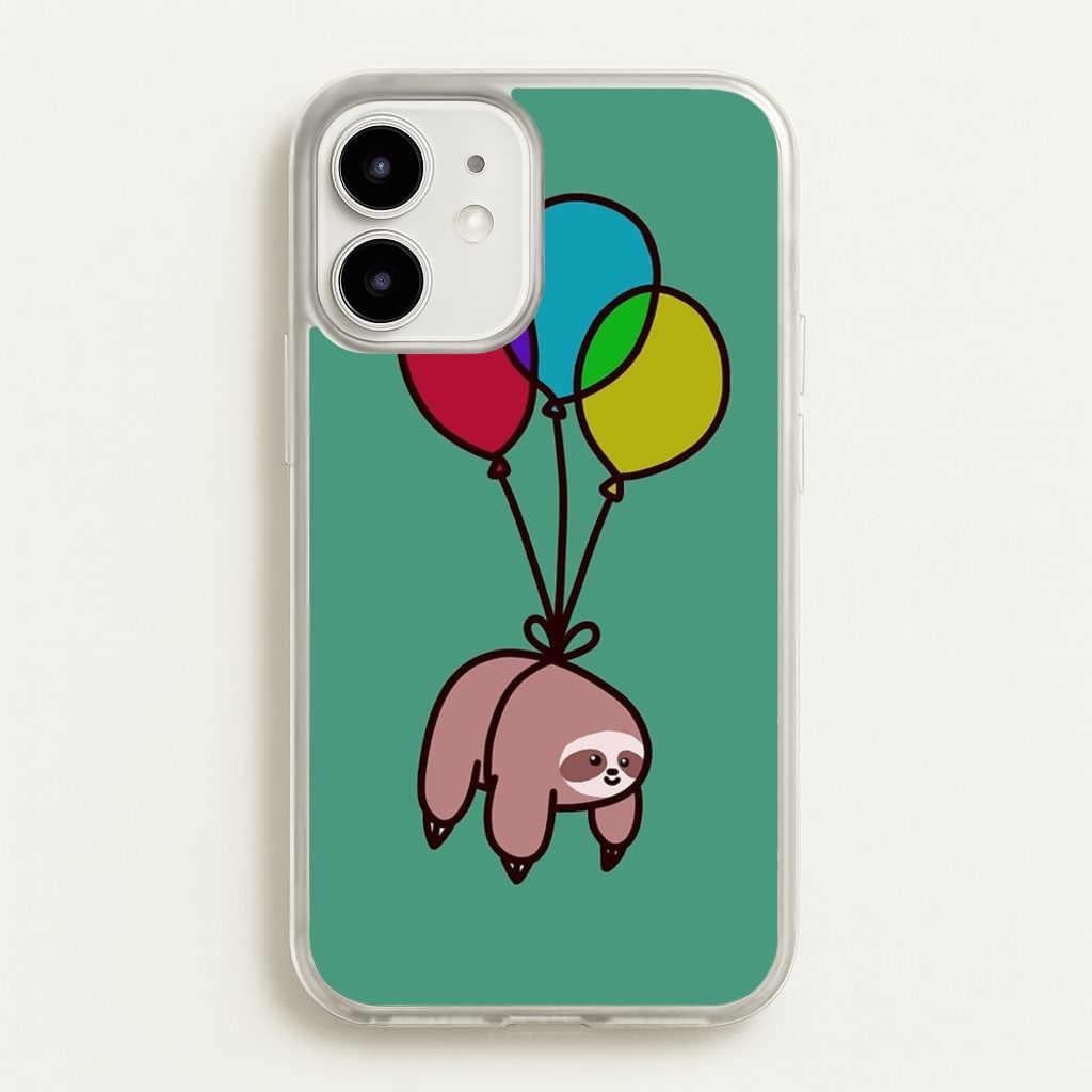 Balloon Sloth - Animals Phone Case for iPhone 12 Mini
