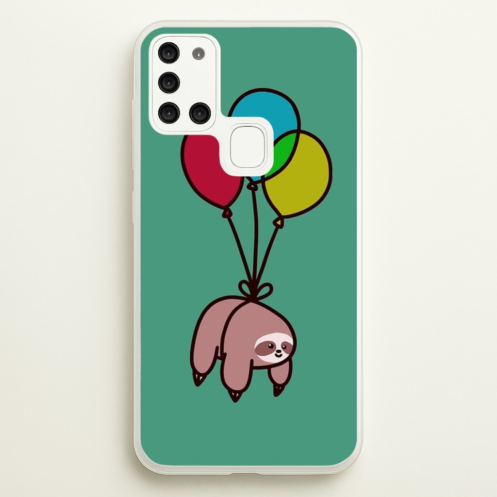 Balloon Sloth - Animals Phone Case for Galaxy A21s