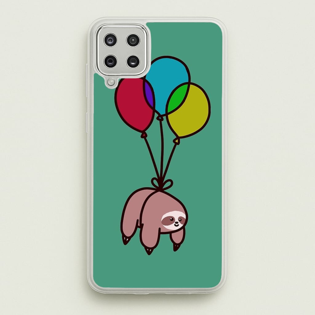 Balloon Sloth - Animals Phone Case for Galaxy A12