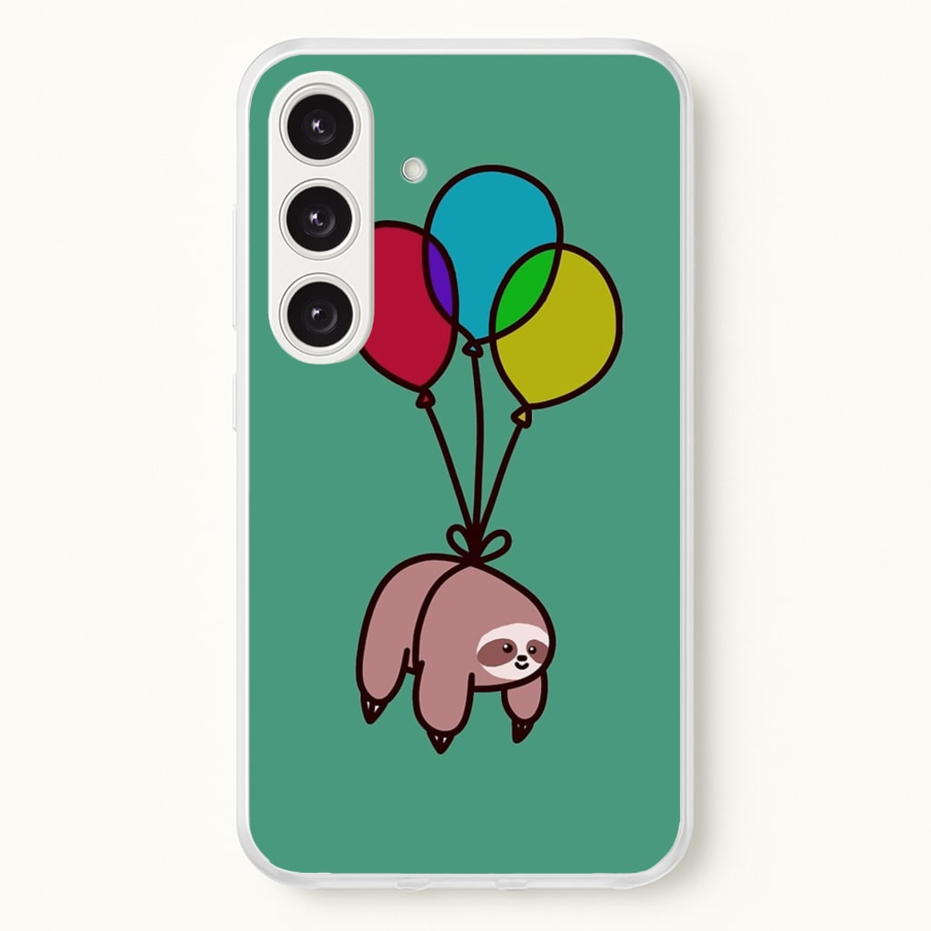 Balloon Sloth - Animals Phone Case for Galaxy S24 Plus
