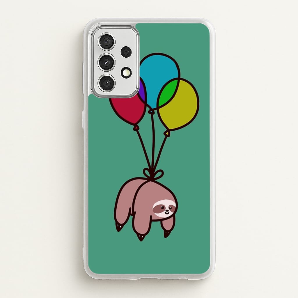 Balloon Sloth - Animals Phone Case for Galaxy A52 / A52s