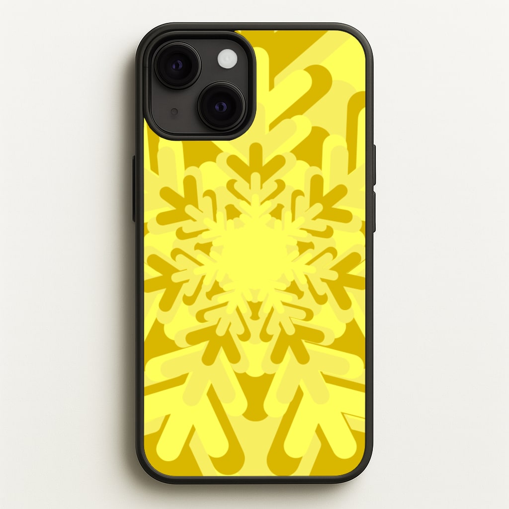 Yellow - Colourful Snowflakes - Colourful Snowflakes Phone Case for iPhone 13