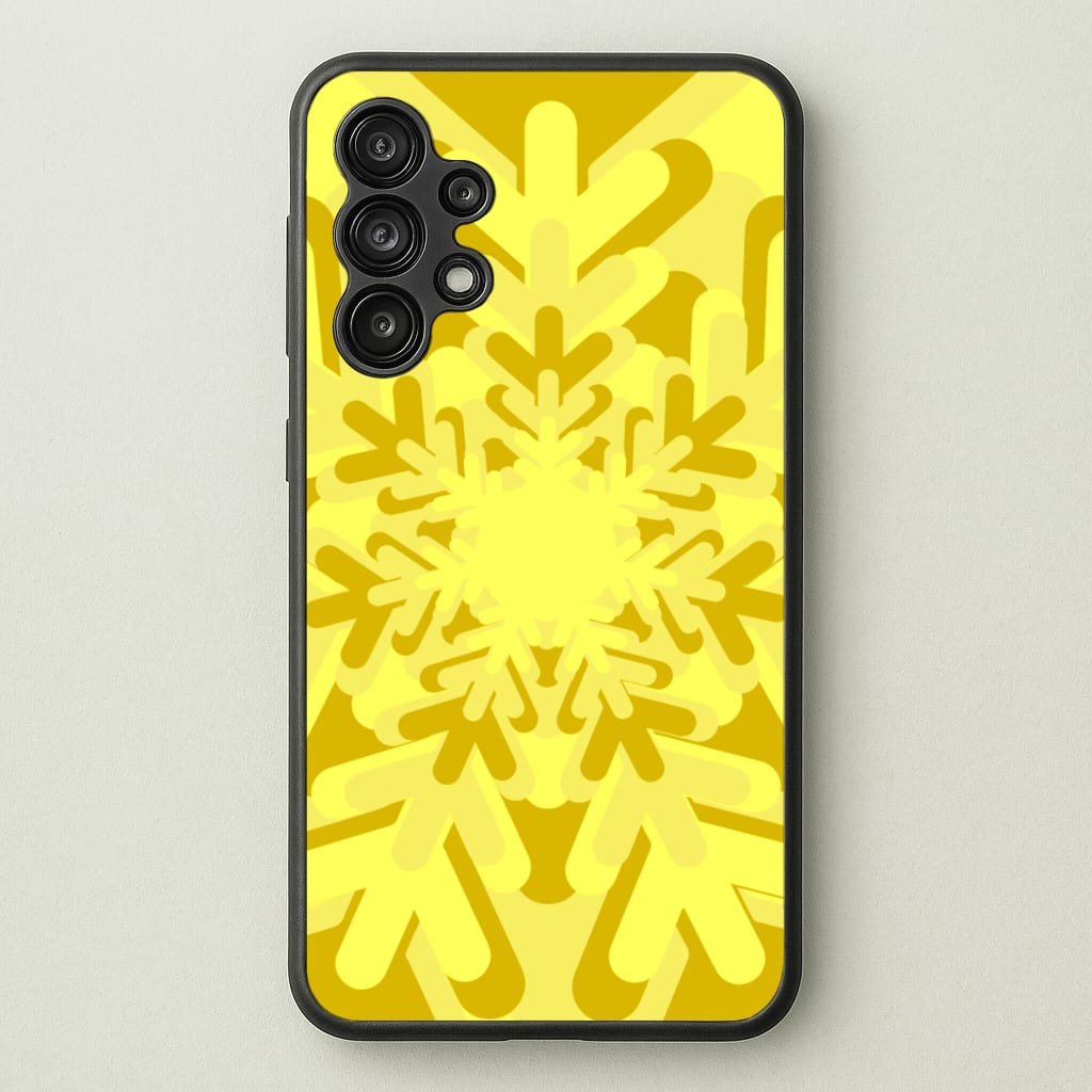Yellow - Colourful Snowflakes - Colourful Snowflakes Phone Case for Galaxy A13