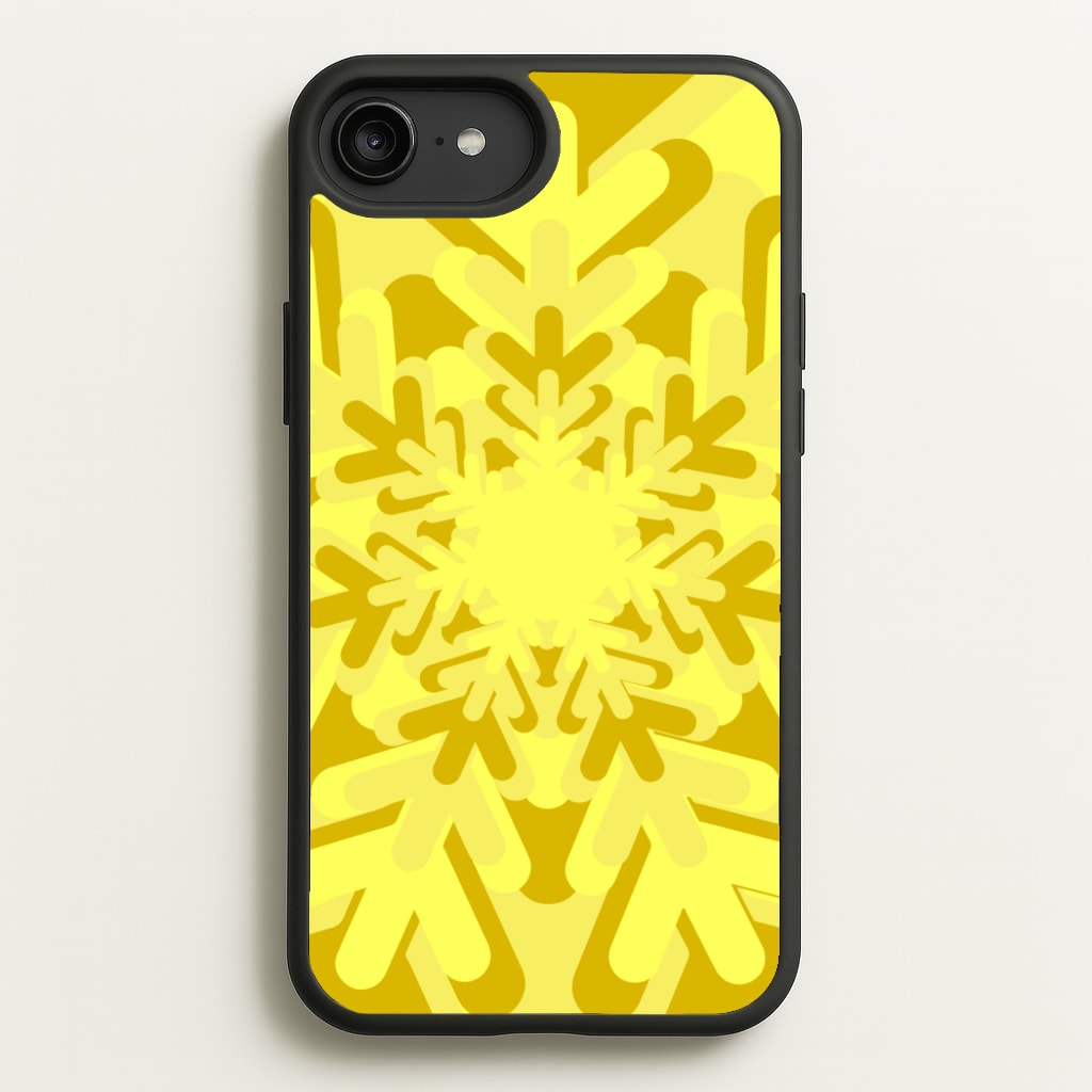 Yellow - Colourful Snowflakes - Colourful Snowflakes Phone Case for iPhone 6 Plus / 7 Plus / 8 Plus