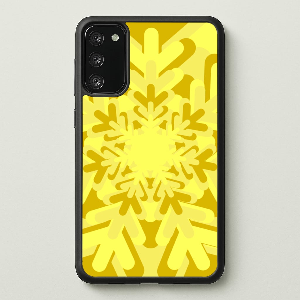 Yellow - Colourful Snowflakes - Colourful Snowflakes Phone Case for Galaxy S20FE