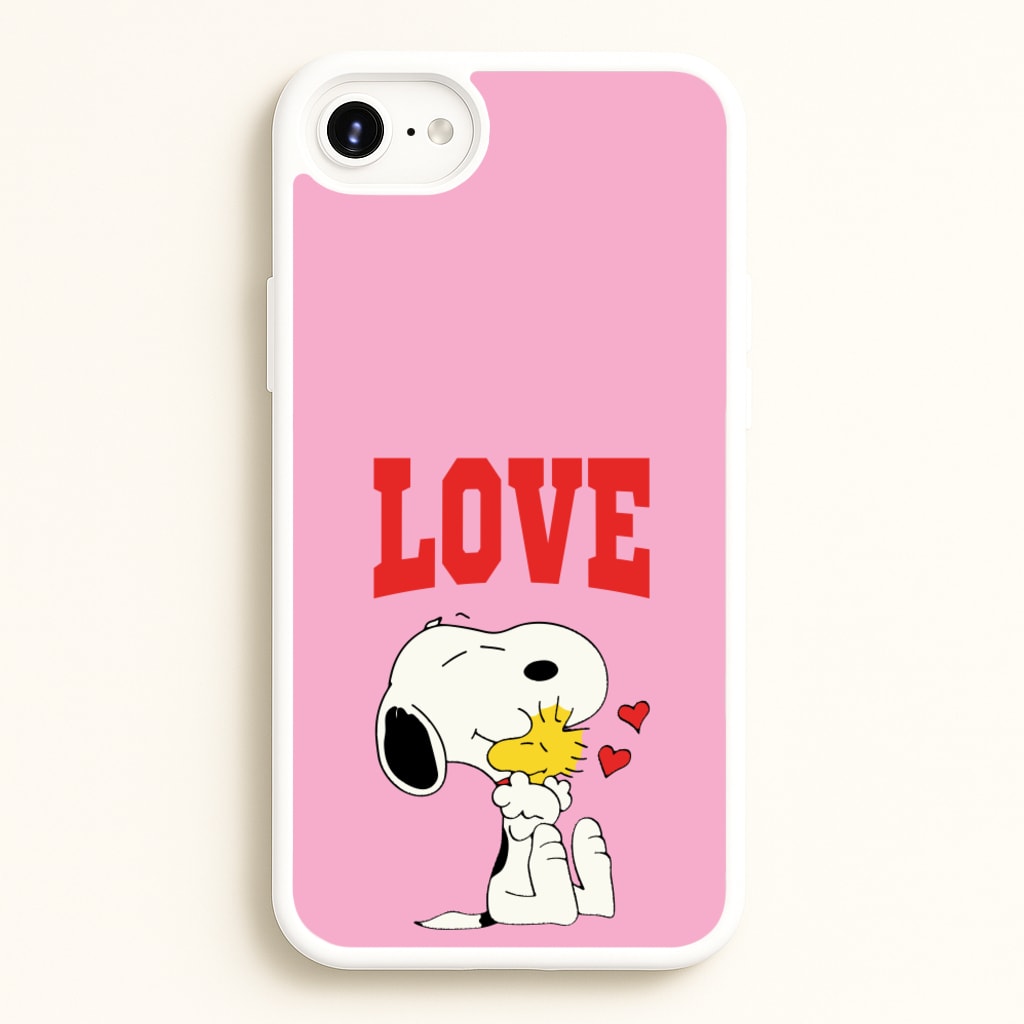Love Cartoon Beagle - Snoopy Phone Case for iPhone 6 / 7 / 8 / SE