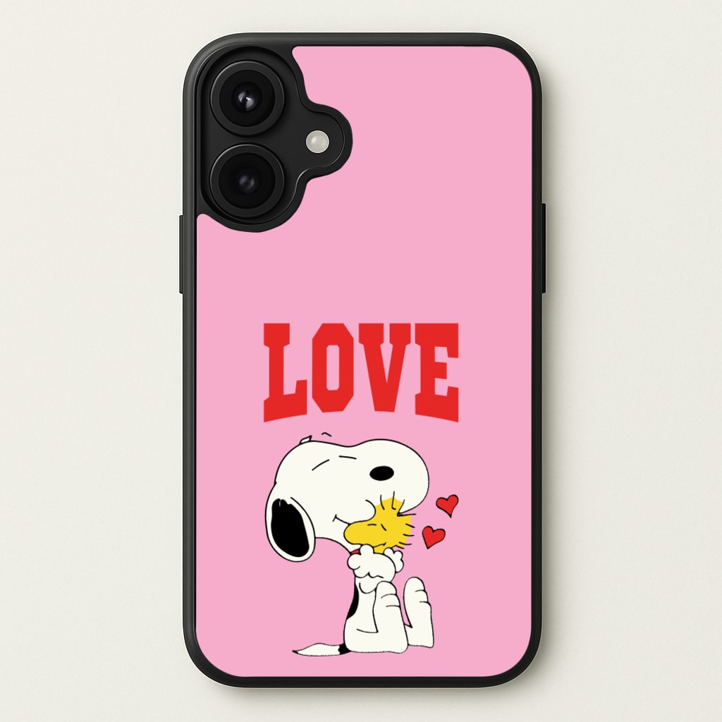 Love Cartoon Beagle Phone Case for iPhone 17
