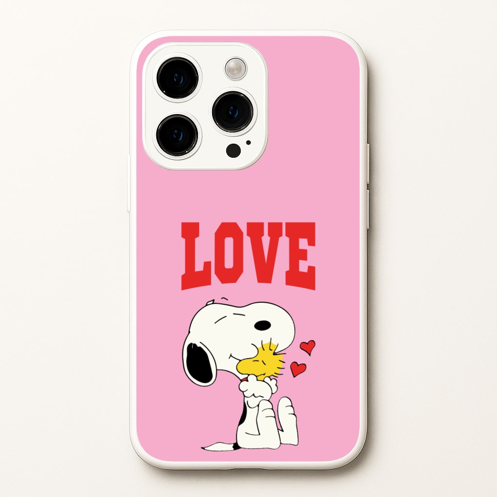 Love Cartoon Beagle - Snoopy Phone Case for iPhone 15 Pro Max