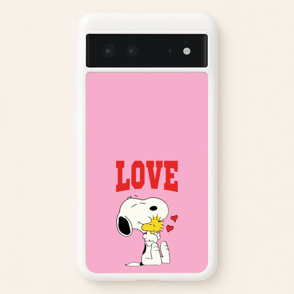 Love Cartoon Beagle - Snoopy Phone Case for Google Pixel 6
