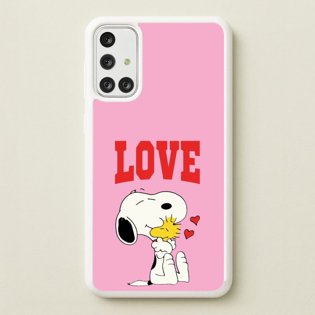 Love Cartoon Beagle - Snoopy Phone Case for Galaxy A71