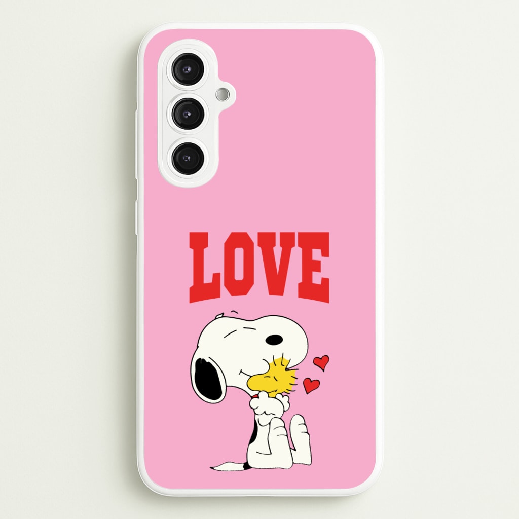 Love Cartoon Beagle - Snoopy Phone Case for Galaxy S23FE