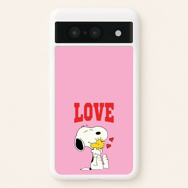 Love Cartoon Beagle - Snoopy Phone Case for Google Pixel 8
