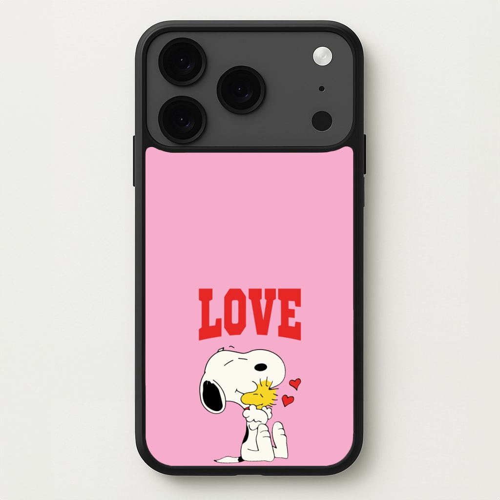 Love Cartoon Beagle Phone Case for iPhone 17 Pro Max