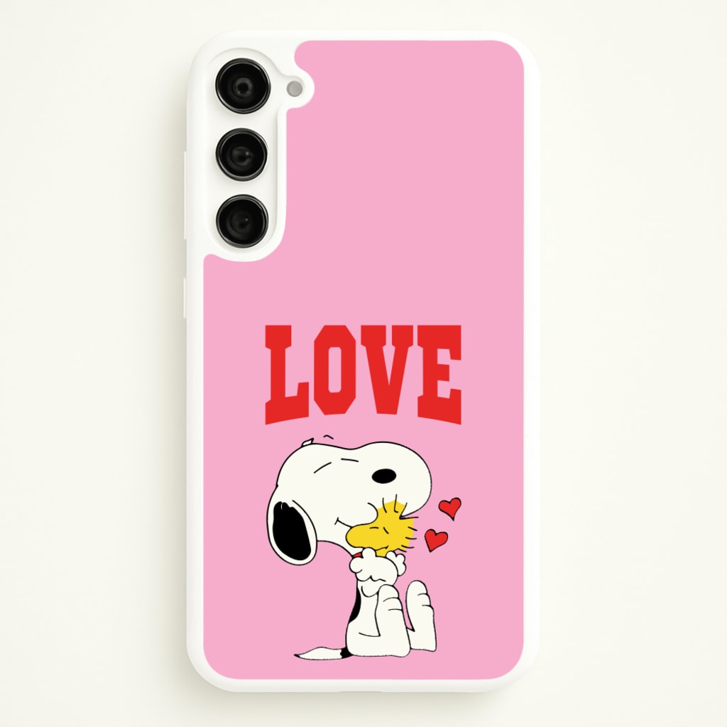 Love Cartoon Beagle - Snoopy Phone Case for Galaxy S23 Plus