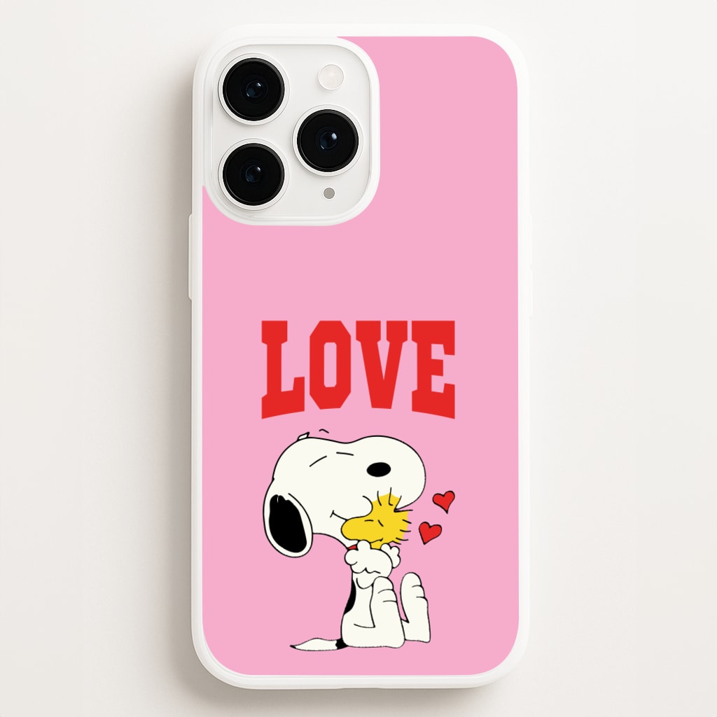Love Cartoon Beagle - Snoopy Phone Case for iPhone 12 Pro Max