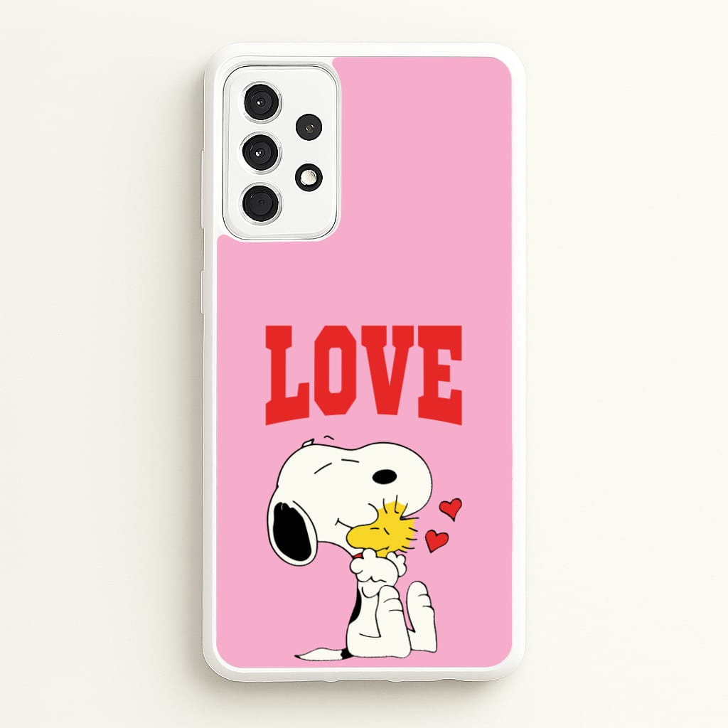 Love Cartoon Beagle - Snoopy Phone Case for Galaxy A52 / A52s