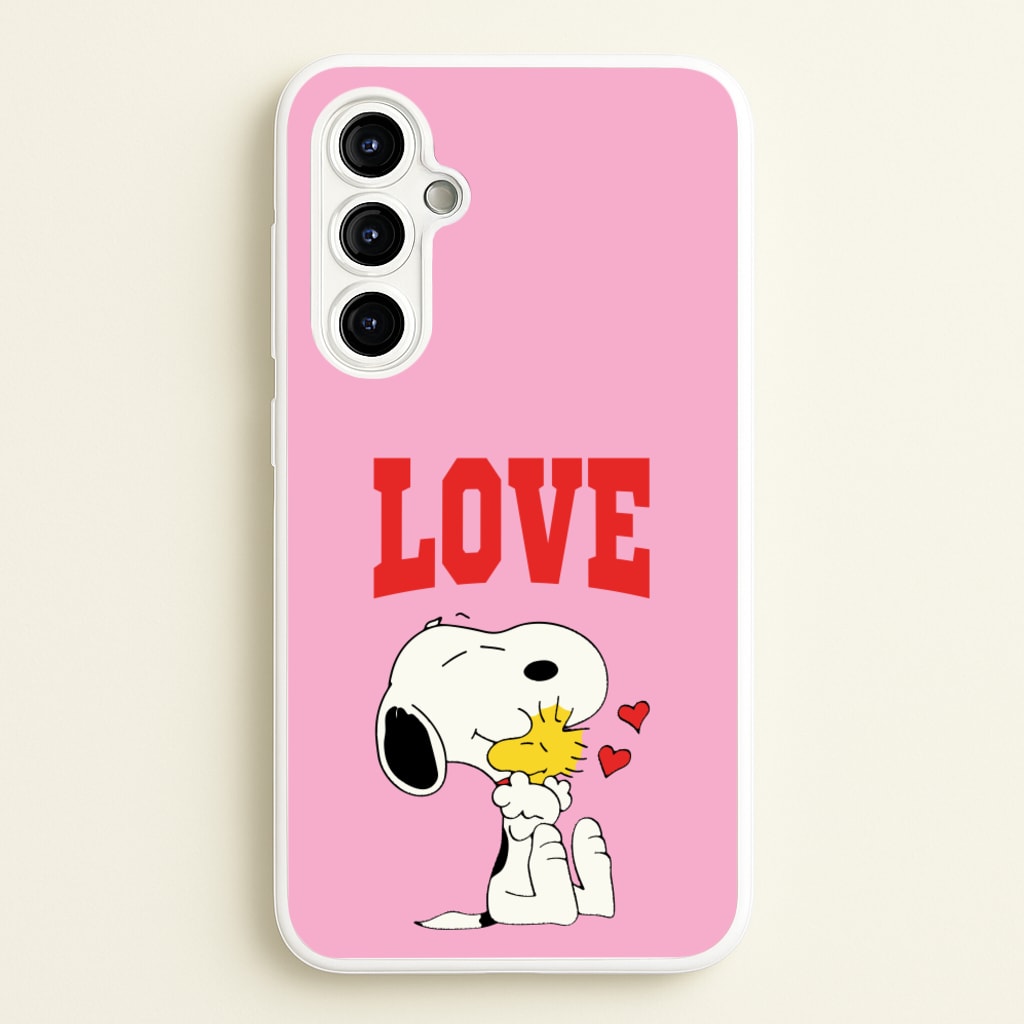 Love Cartoon Beagle - Snoopy Phone Case for Galaxy A54