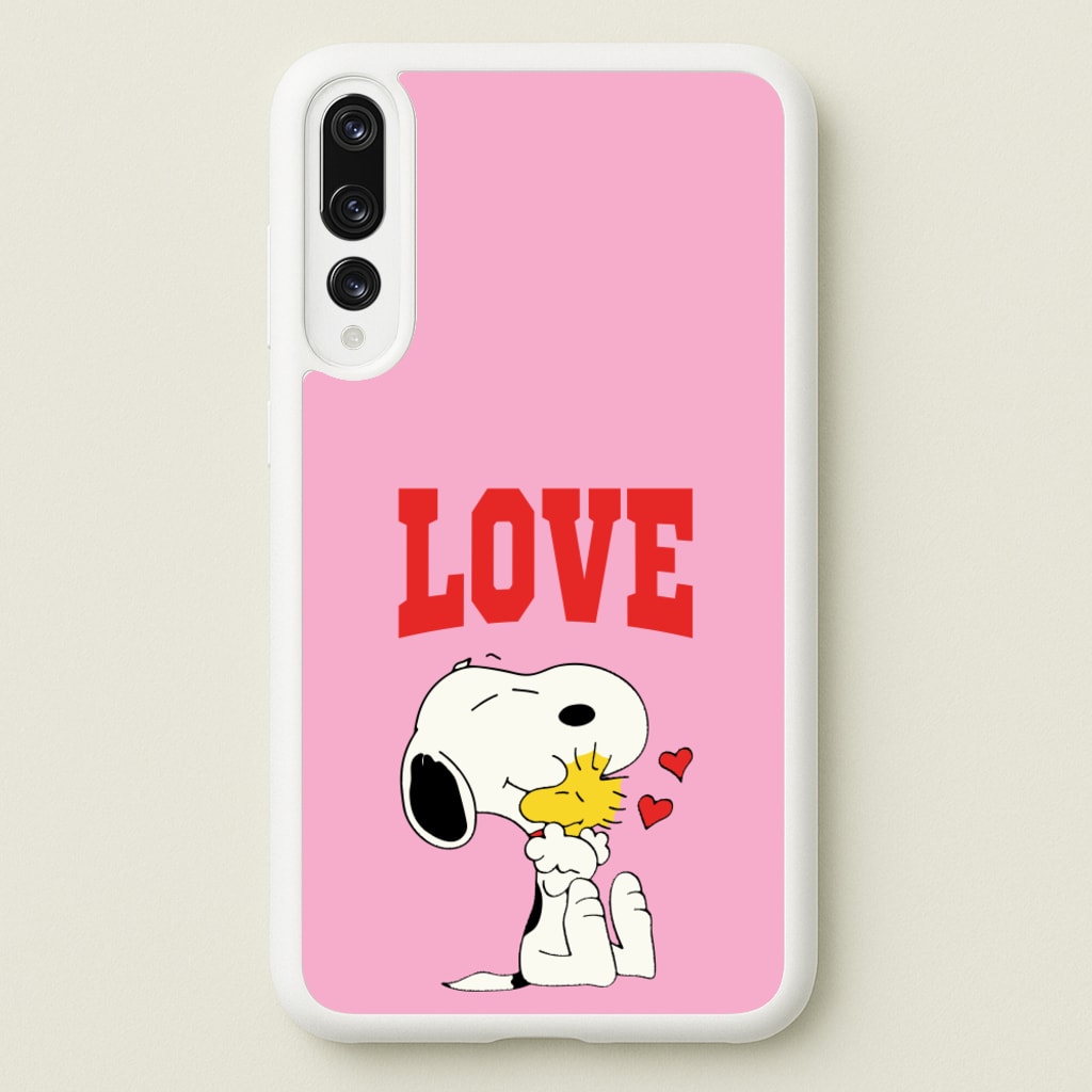 Love Cartoon Beagle - Snoopy Phone Case for Huawei P20 Pro