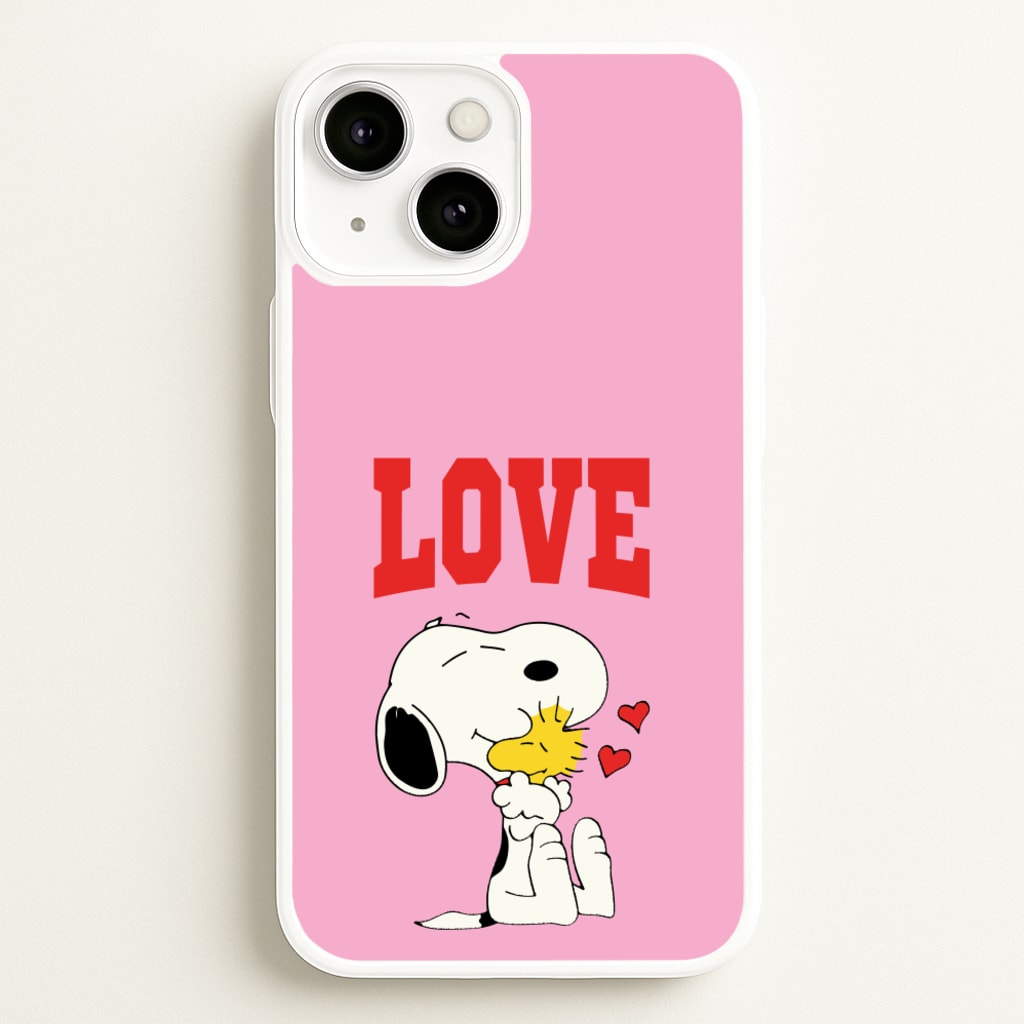 Love Cartoon Beagle - Snoopy Phone Case for iPhone 13 Mini