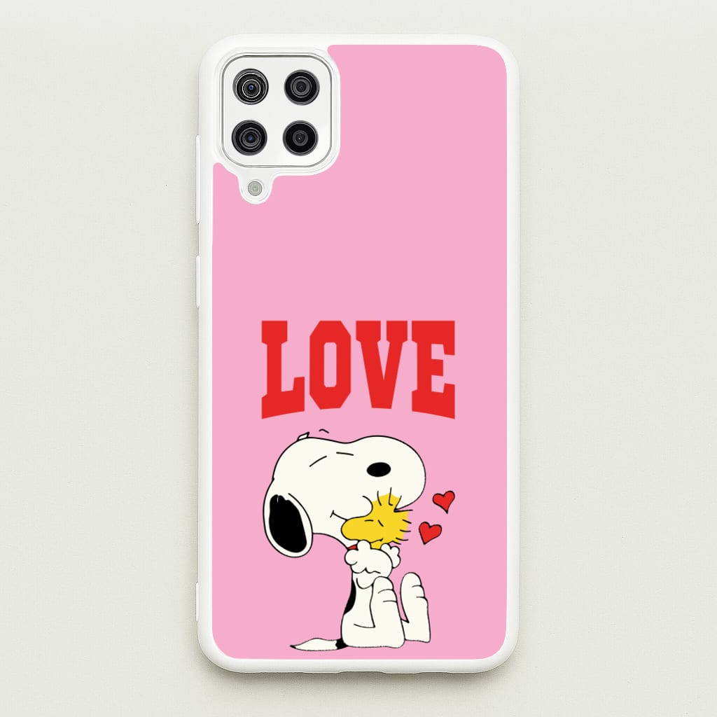 Love Cartoon Beagle - Snoopy Phone Case for Galaxy A12