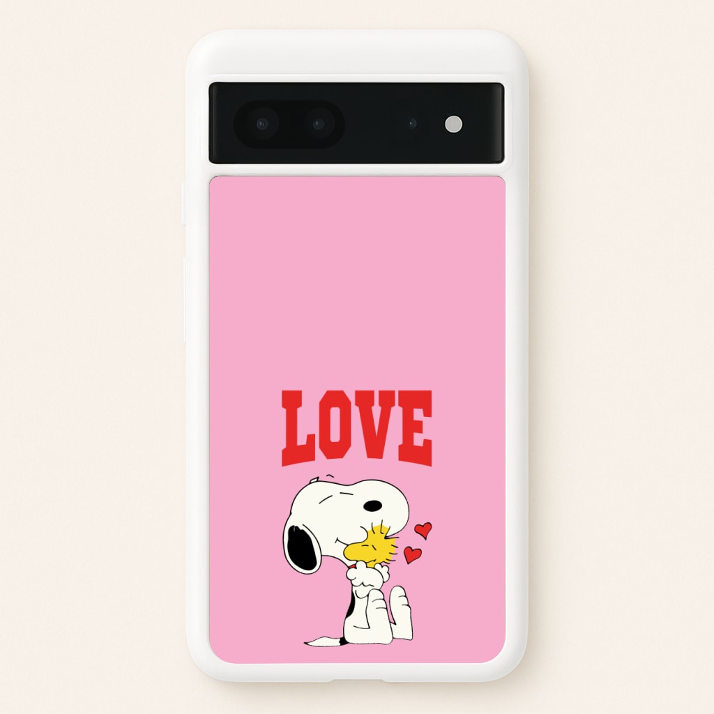 Love Cartoon Beagle - Snoopy Phone Case for Google Pixel 7