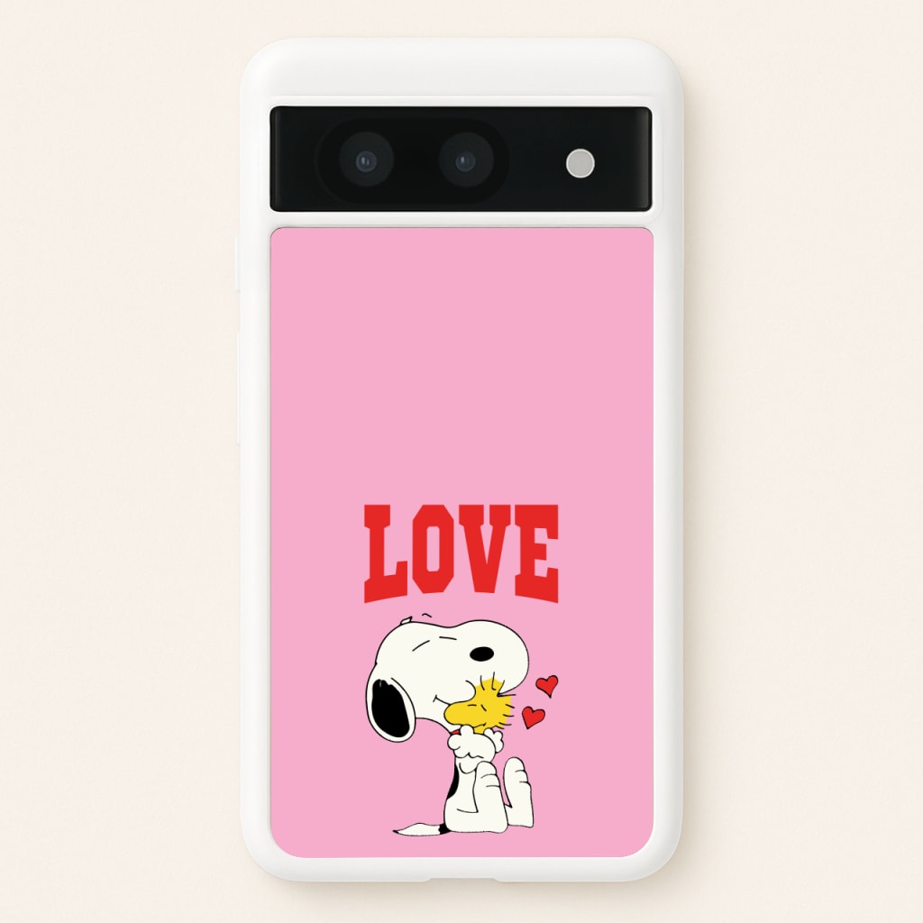 Love Cartoon Beagle - Snoopy Phone Case for Google Pixel 8a
