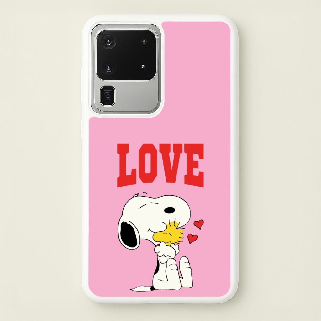 Love Cartoon Beagle - Snoopy Phone Case for Galaxy S20 Ultra
