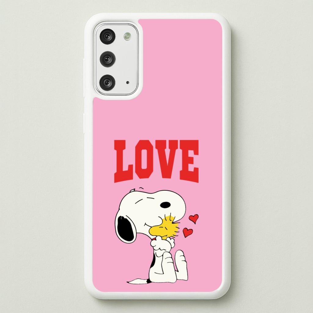 Love Cartoon Beagle - Snoopy Phone Case for Galaxy Note 20