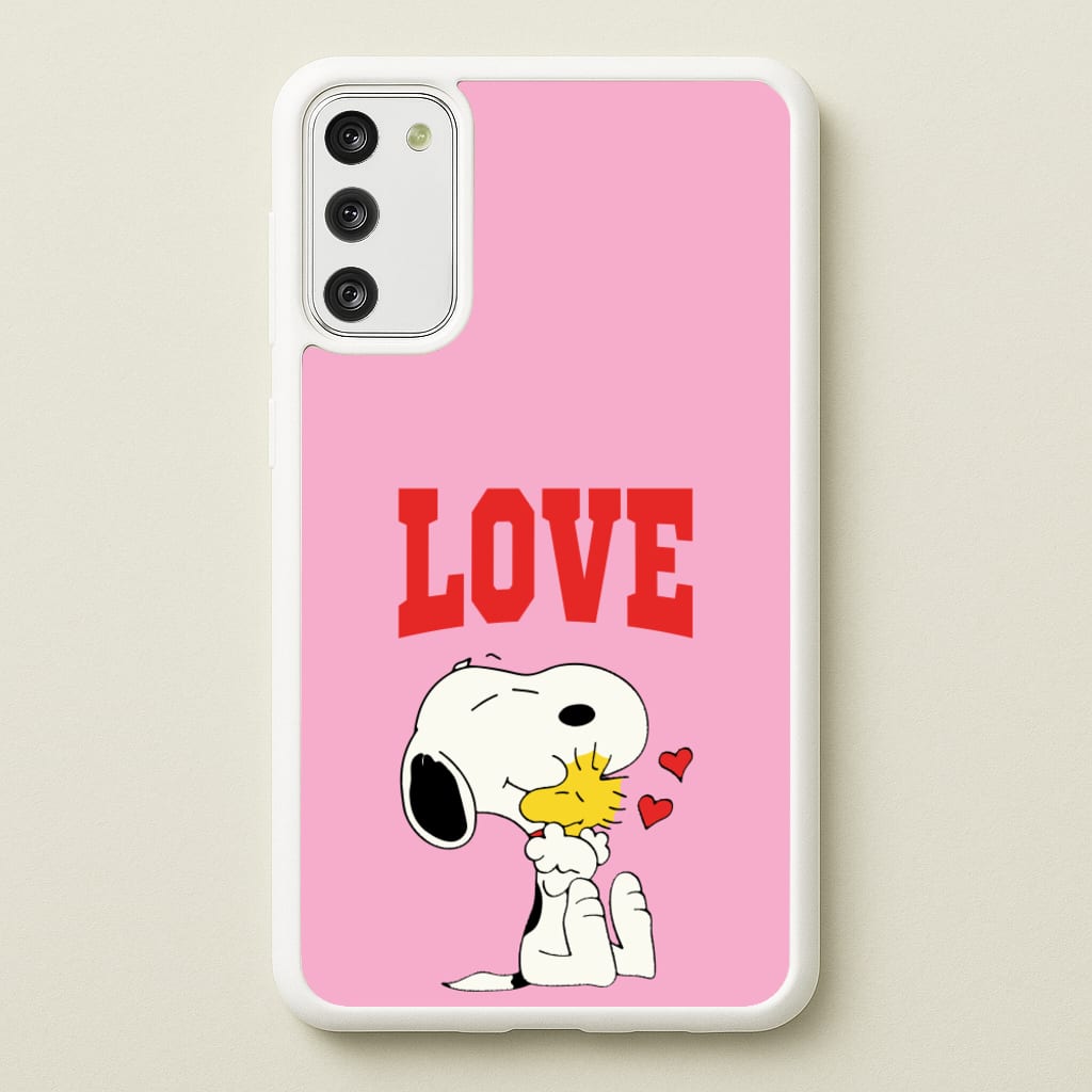 Love Cartoon Beagle - Snoopy Phone Case for Galaxy S20FE
