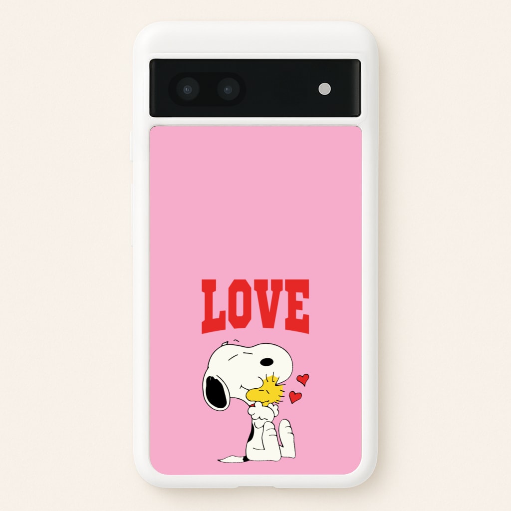 Love Cartoon Beagle - Snoopy Phone Case for Google Pixel 7a