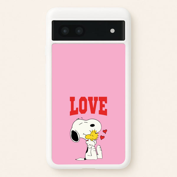 Love Cartoon Beagle - Snoopy Phone Case for Google Pixel 7a