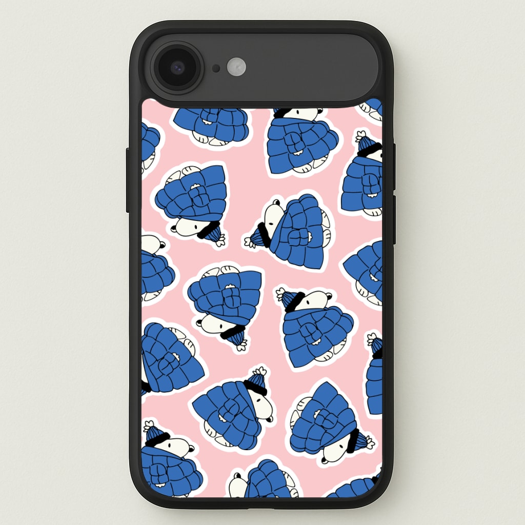 Cartoon Beagle Puffer Jacket Pattern Phone Case for iPhone 17 Air