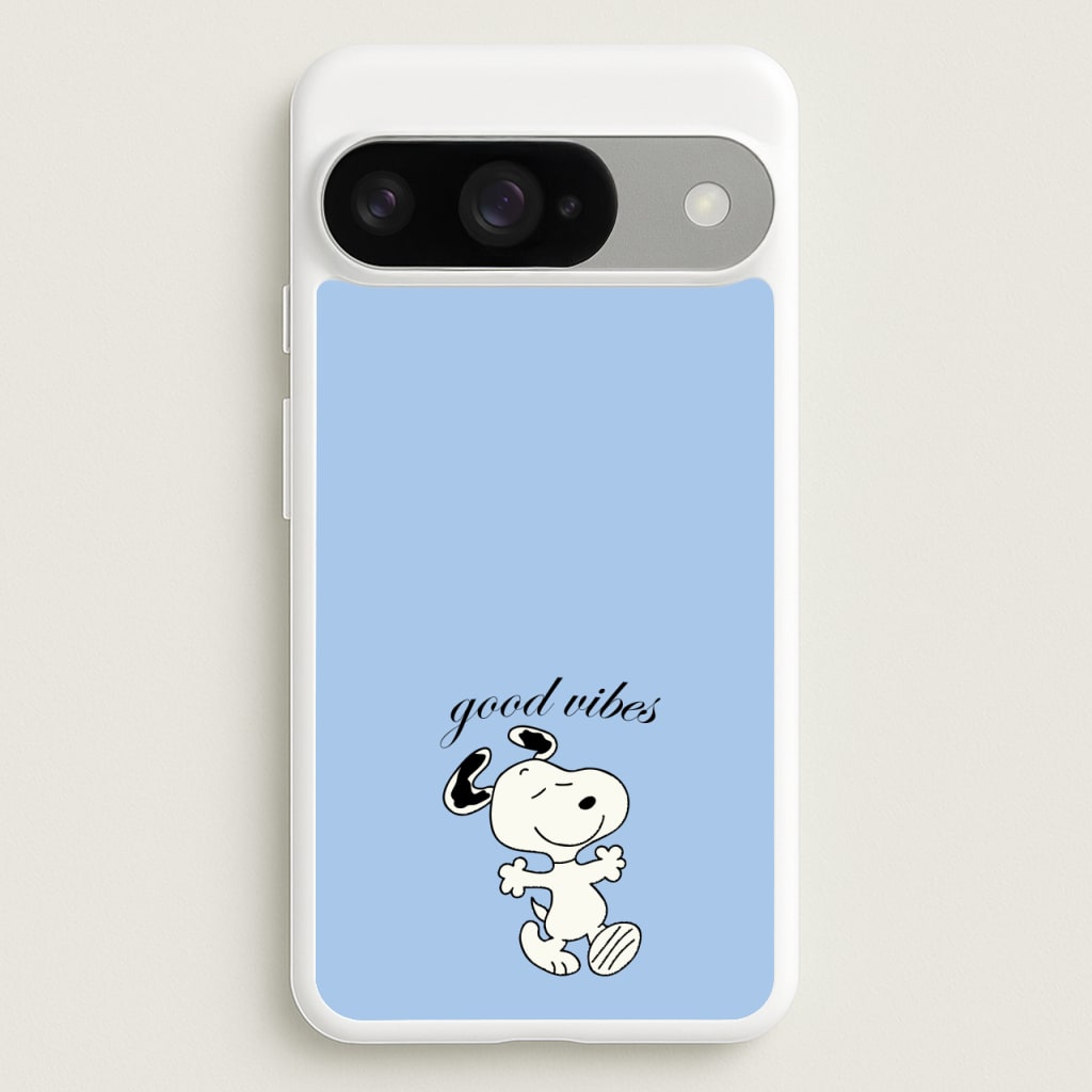 Good Vibes Cartoon Beagle Phone Case for Google Pixel 10 / 10 Pro