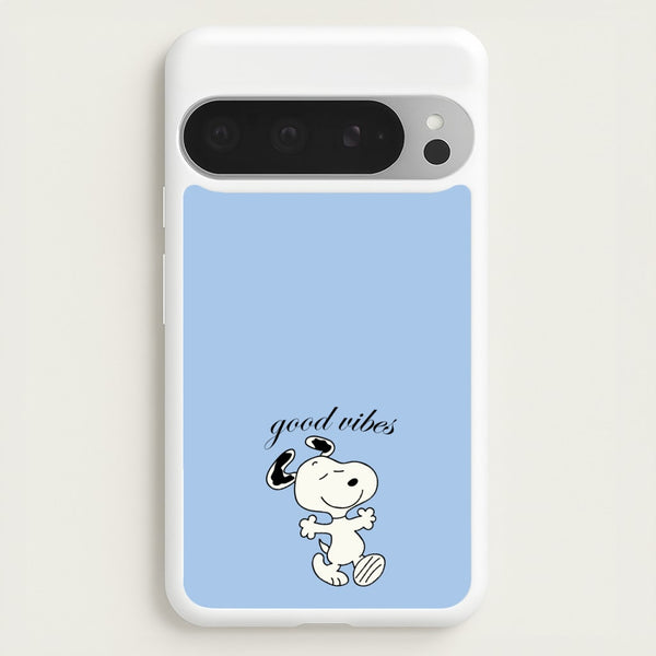 Good Vibes Cartoon Beagle - Snoopy Phone Case for Google Pixel 9 Pro XL