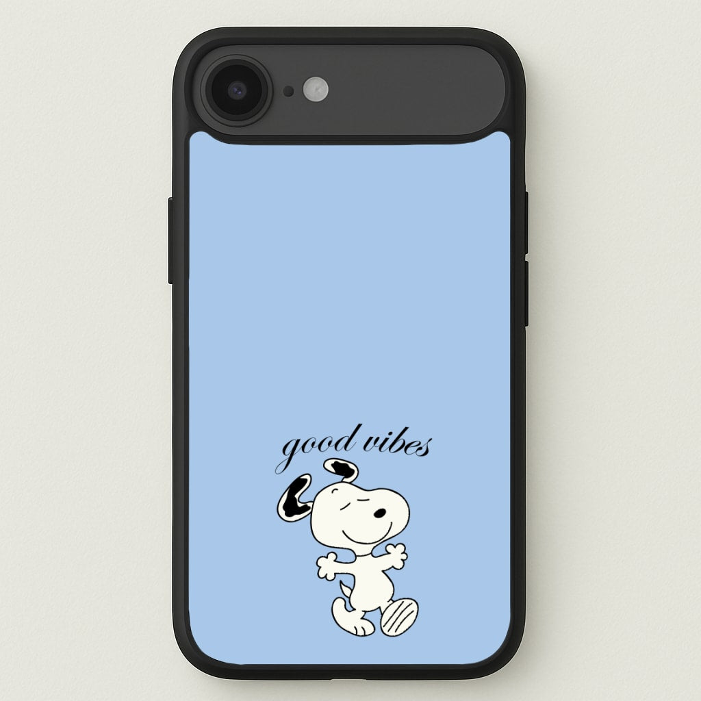 Good Vibes Cartoon Beagle Phone Case for iPhone 17 Air