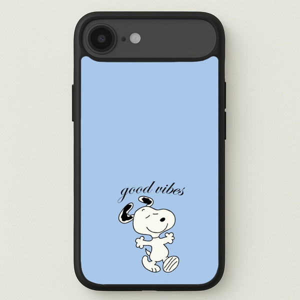 Good Vibes Cartoon Beagle Phone Case for iPhone 17 Air