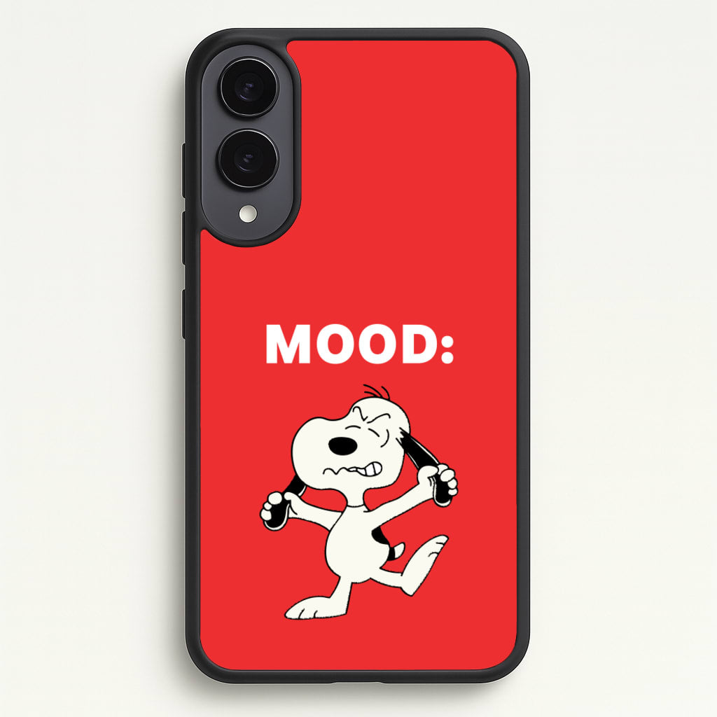 Mood Cartoon Beagle - Snoopy Phone Case for Galaxy S25 Edge