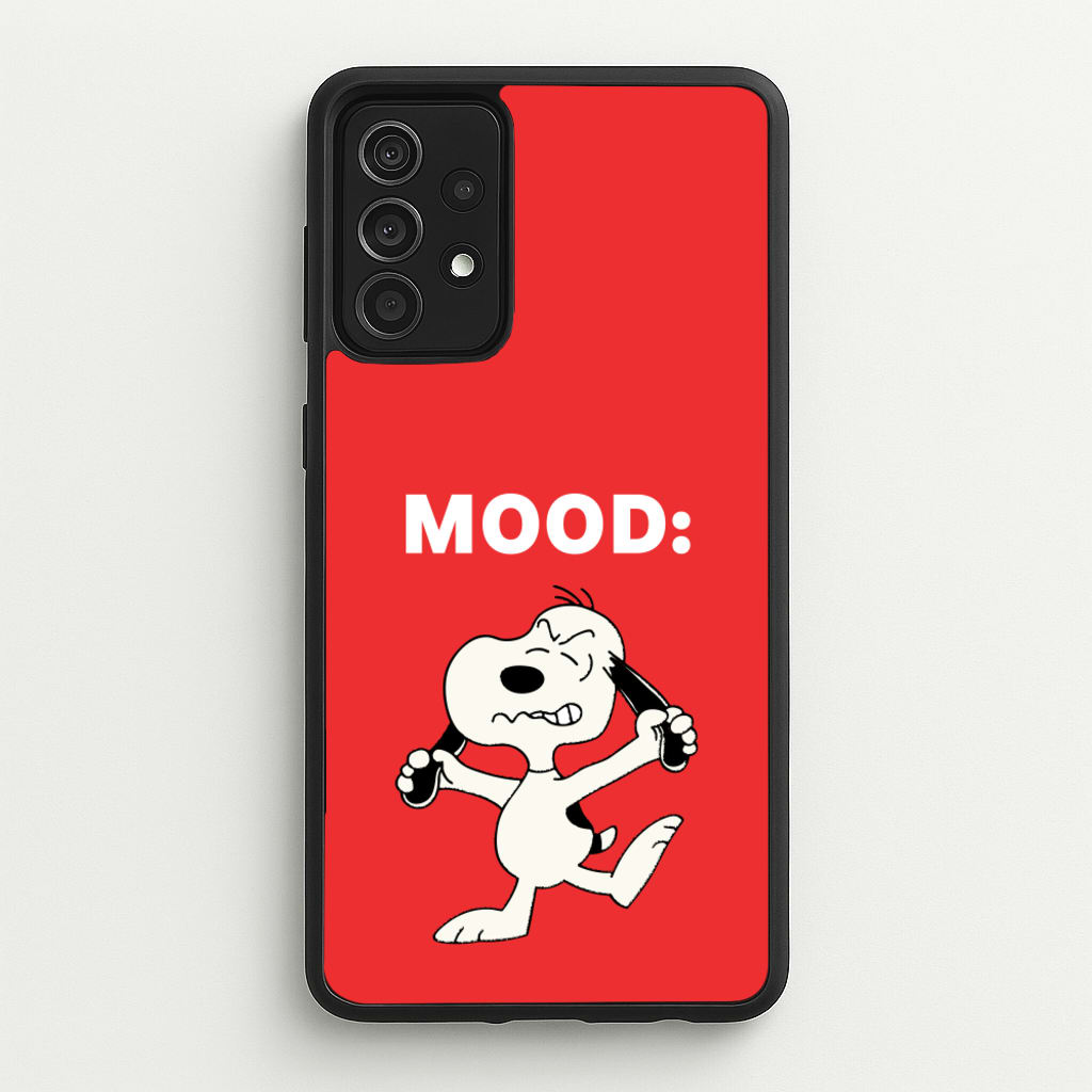 Mood Cartoon Beagle - Snoopy Phone Case for Galaxy A52 / A52s