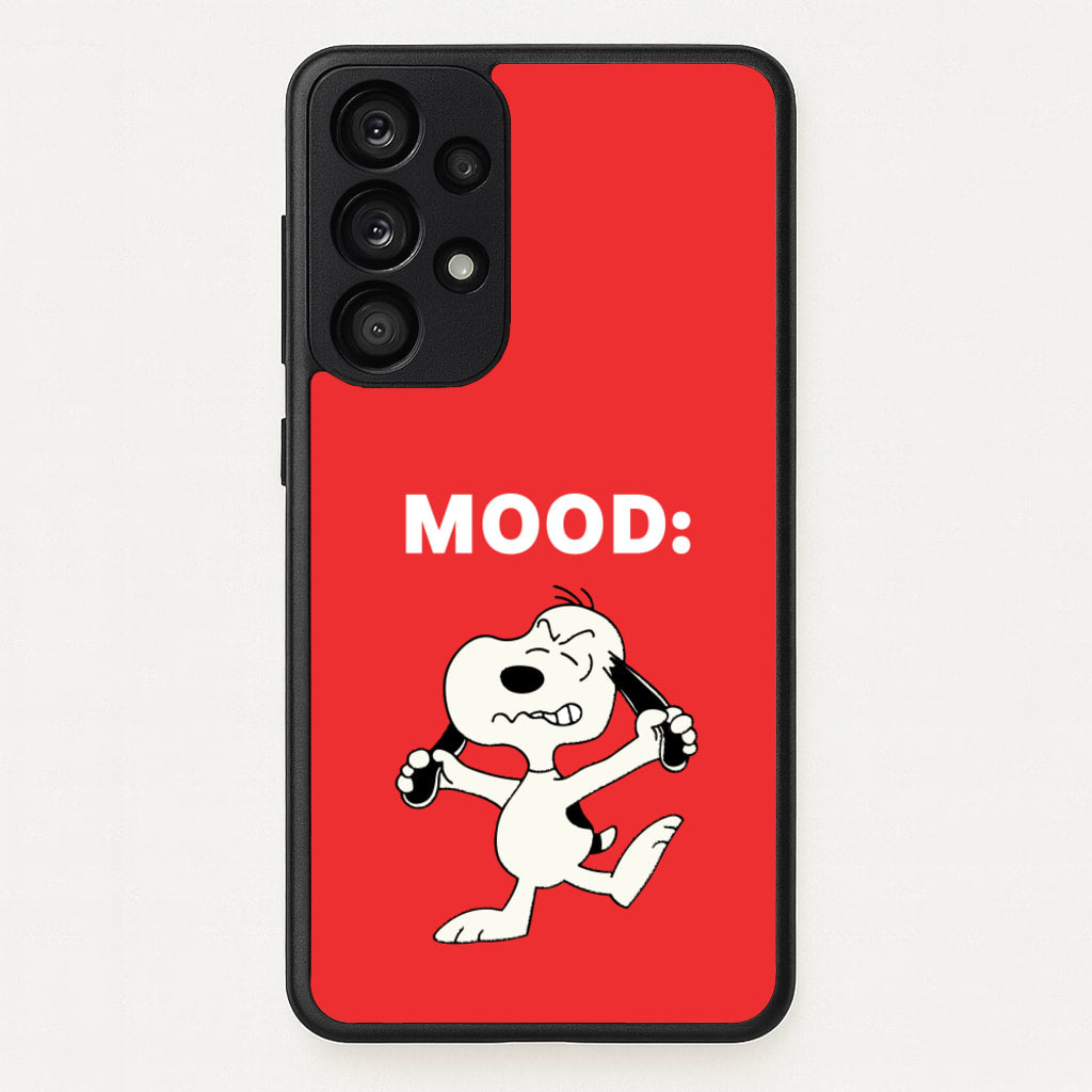 Mood Cartoon Beagle - Snoopy Phone Case for Galaxy A53