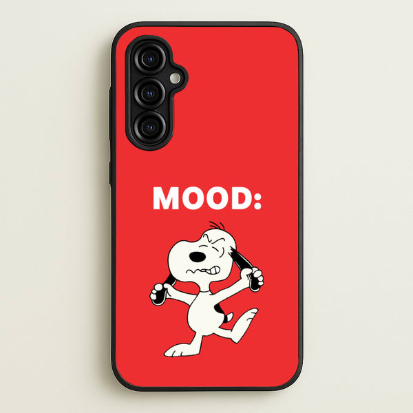 Mood Cartoon Beagle - Snoopy Phone Case for Galaxy A54