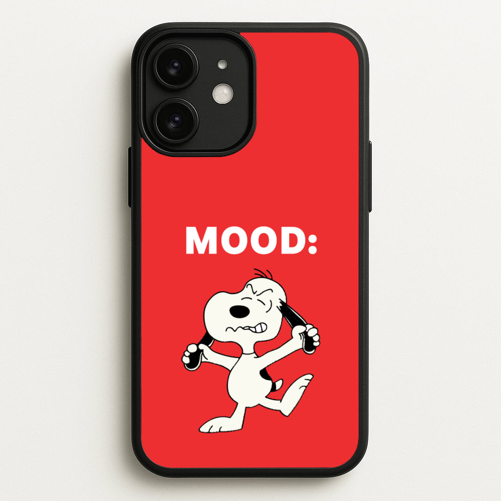 Mood Cartoon Beagle - Snoopy Phone Case for iPhone 11