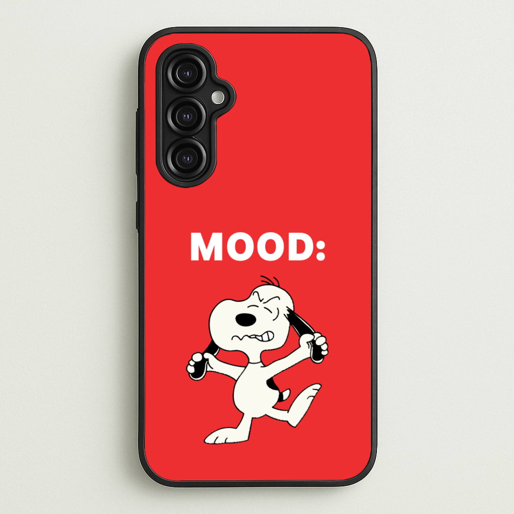 Mood Cartoon Beagle - Snoopy Phone Case for Galaxy A14