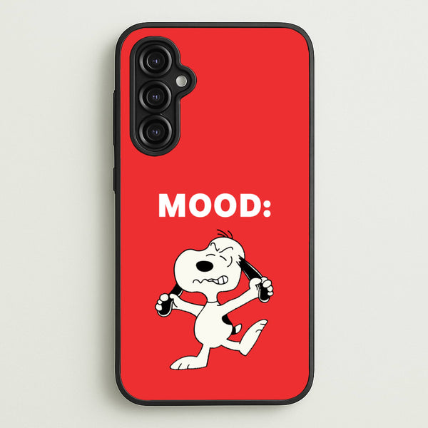 Mood Cartoon Beagle - Snoopy Phone Case for Galaxy A14