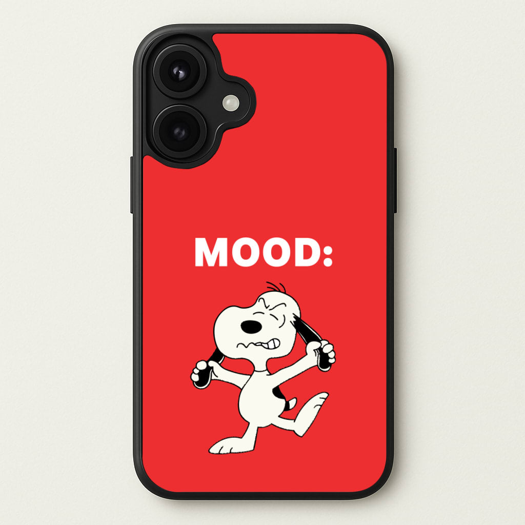 Mood Cartoon Beagle Phone Case for iPhone 17