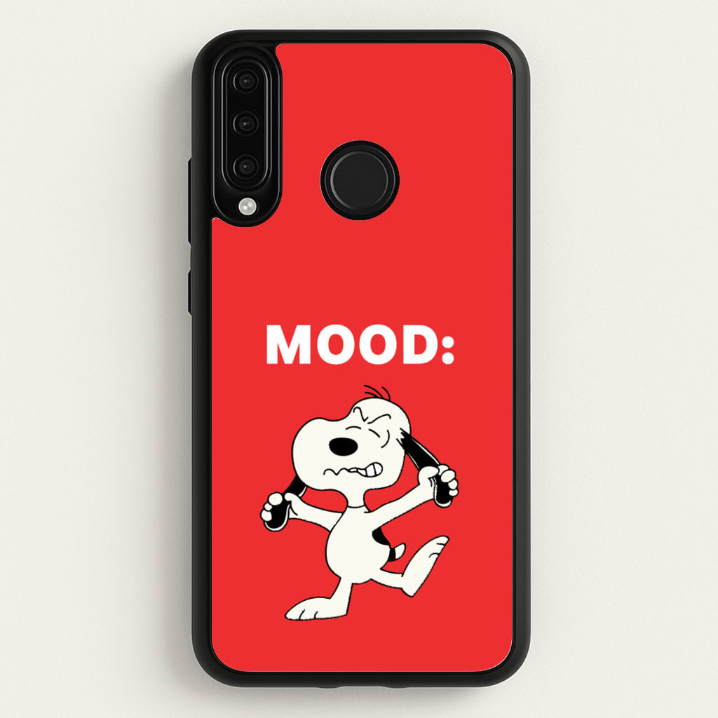 Mood Cartoon Beagle - Snoopy Phone Case for Huawei P30 Lite
