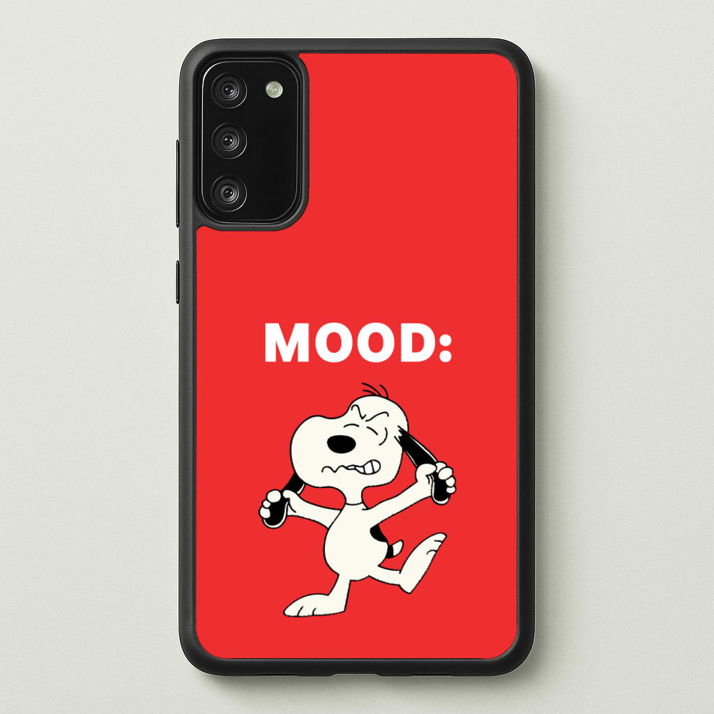 Mood Cartoon Beagle - Snoopy Phone Case for Galaxy S20FE
