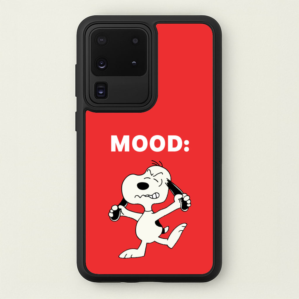 Mood Cartoon Beagle - Snoopy Phone Case for Galaxy S20 Ultra
