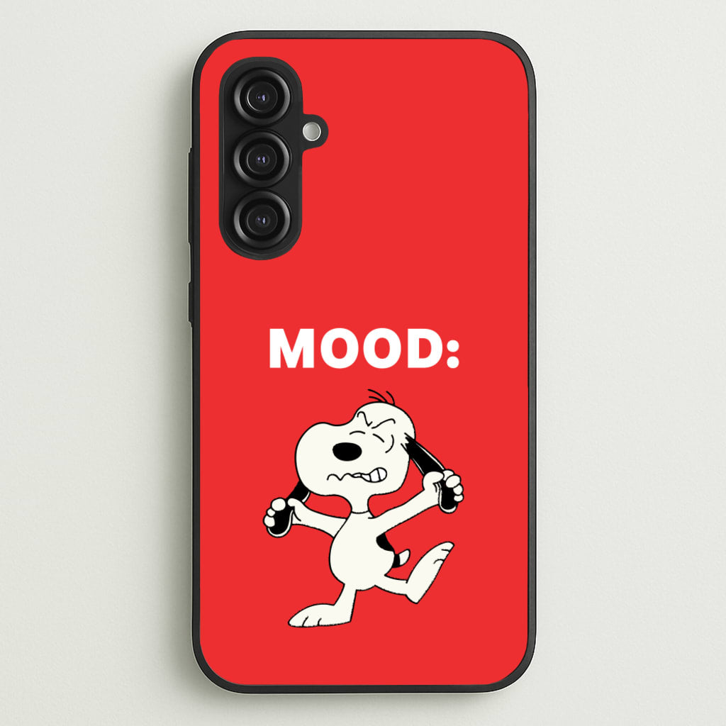Mood Cartoon Beagle - Snoopy Phone Case for Galaxy S23FE